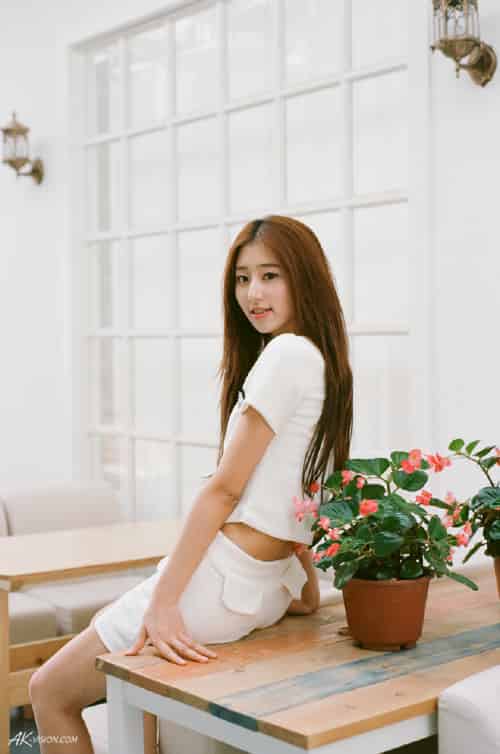 花房姑娘的可爱笑容