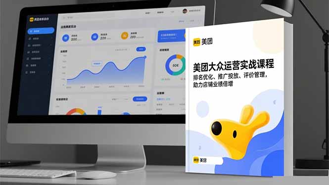 美团大众运营实战课程，排名优化、推广投放、评价管理，助力店铺业绩倍增-紫橙资源网