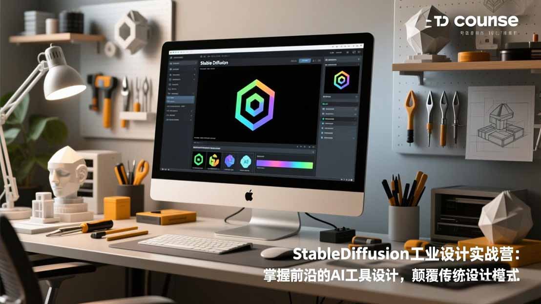 StableDiffusion工业设计实战营:掌握前沿的AI工具设计,颠覆传统设计模式-紫橙资源网