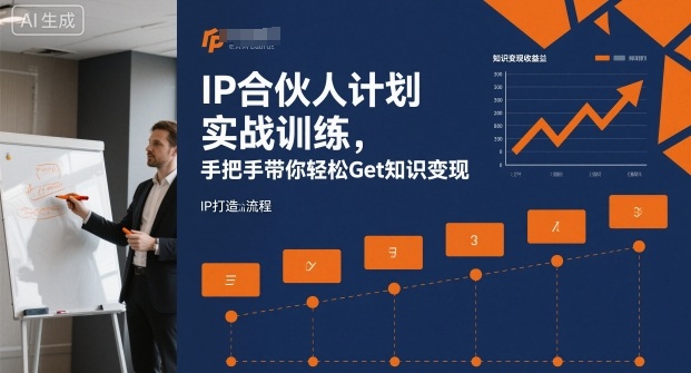IP合伙人计划实战训练,手把手带你轻松Get知识变现-紫橙资源网