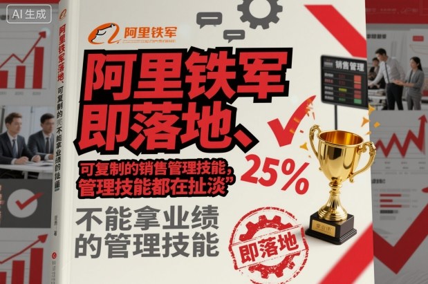 阿里铁军即落地、可复制的销售管理技能，不能拿业绩的管理技能都在扯淡-紫橙资源网