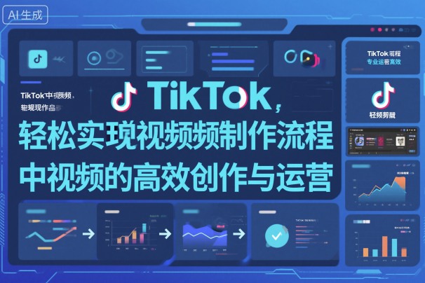 TikTok中视频制做流程，轻松实现Tk中视频的高效创作与运营-紫橙资源网