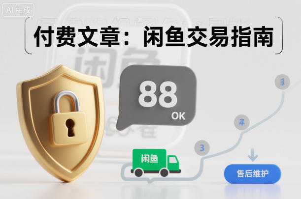 【冒泡网】付费文章：闲鱼交易指南，怎么才能降低被坑被马扁的概率 - 紫橙资源网