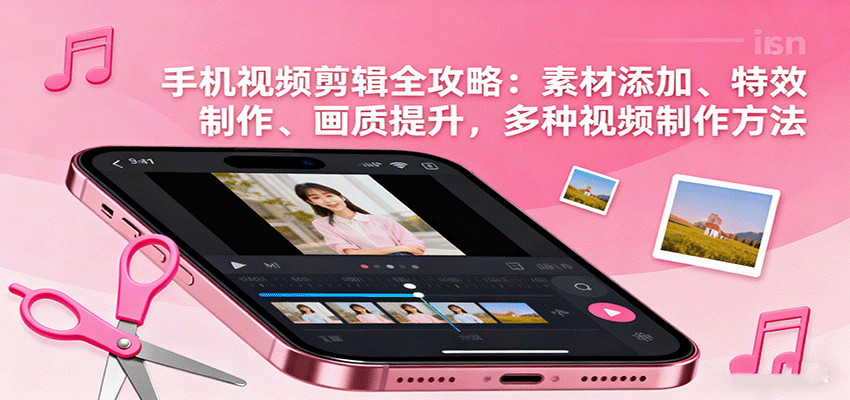 手机视频剪辑全攻略：素材添加、特效制作、画质提升，多种视频制作方法-紫橙资源网