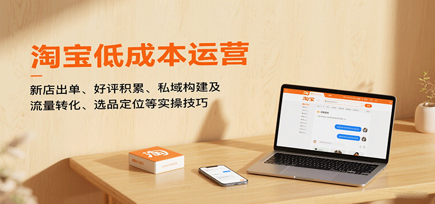 淘宝低成本运营，新店出单、好评积累、私域构建及流量转化、选品定位等（更新10月）-紫橙资源网