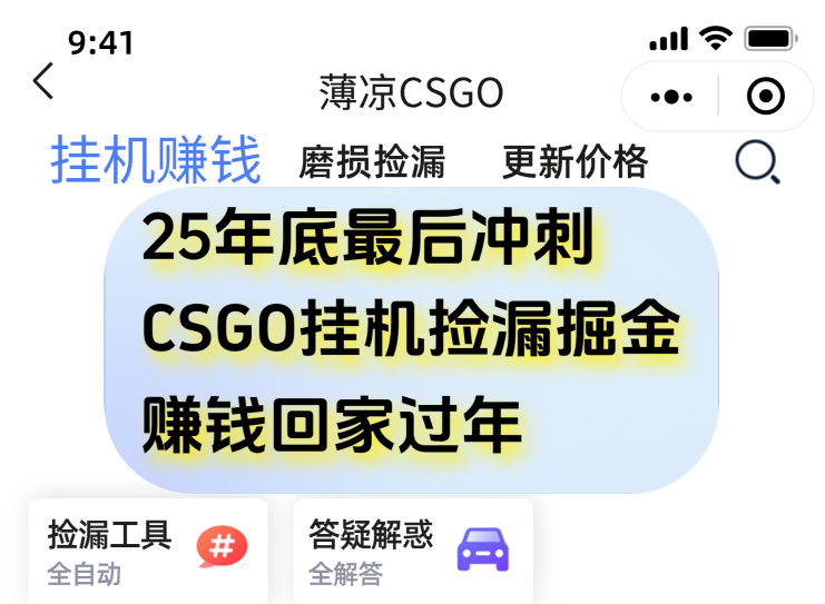 用CSGO游戏挂机捡漏掘金赚钱掘金，一部手机轻松日入500+-紫橙资源网