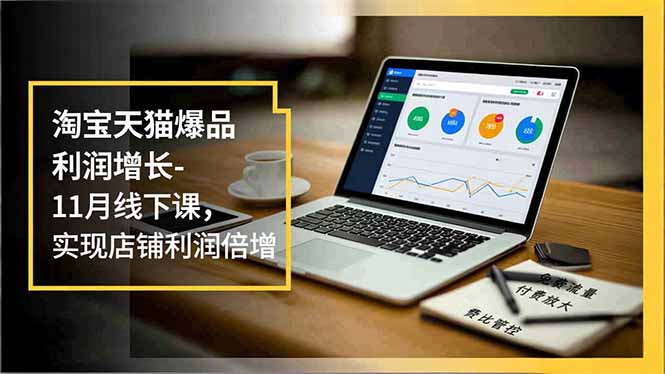 淘宝天猫爆品利润增长-11月线下课，免费流量、付费放大、费比管控，实现店铺利润倍增-紫橙资源网