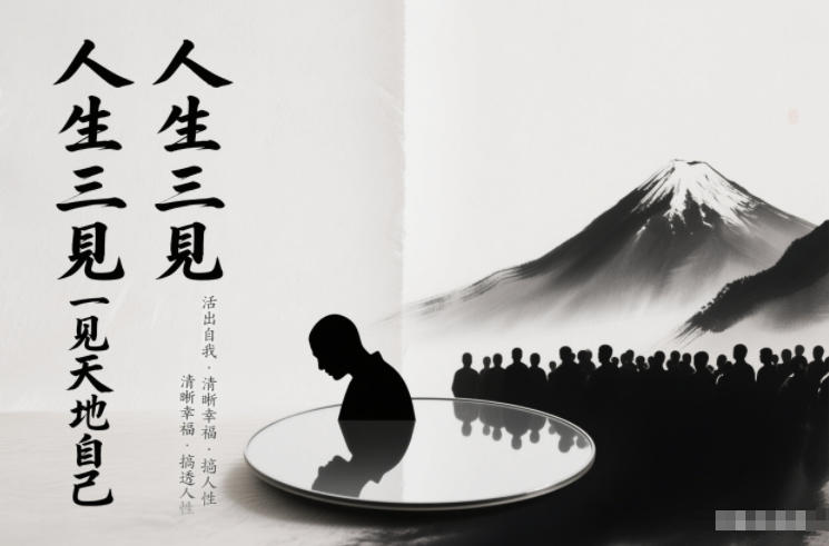 人生三见一见天地见众生见自己，活出自我拥有清晰幸福人生，搞透人性-紫橙资源网