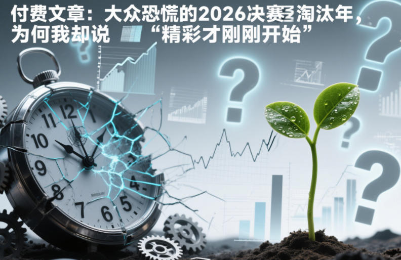 付费文章：大众恐慌的2026决赛淘汰年，为何我却说“精彩才刚刚开始”？-紫橙资源网